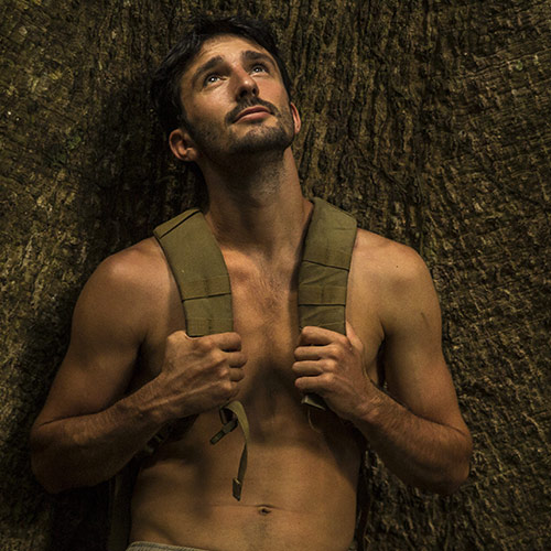 Andrew Ucles looking up