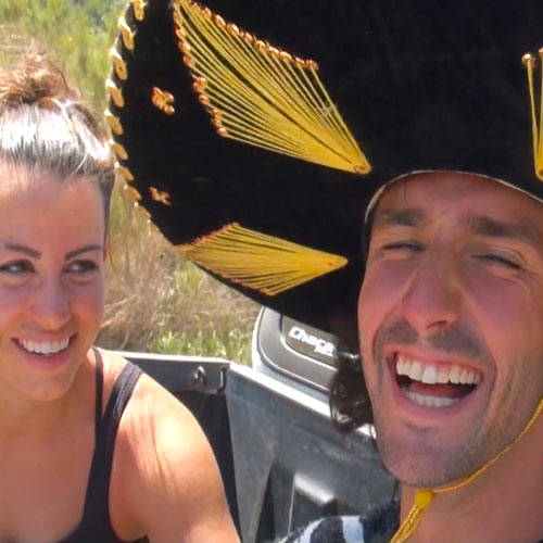 Andrew Ucles and Laura Zerra